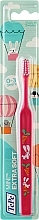 Парфумерія, косметика Дитяча зубна щітка, рожева з кроликом - TePe Mini Extra Soft