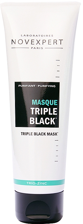 Очищувальна маска потрійної дії - Novexpert Trio-Zinc Triple Black Mask