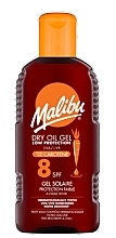 Суха олія-гель для засмаги з каротином - Malibu Dry Oil Gel SPF8 — фото N1