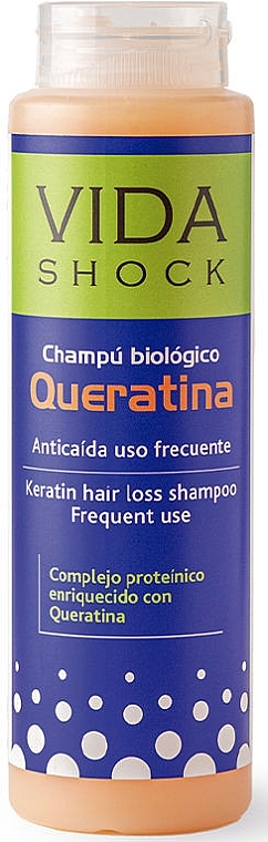 Шампунь з кератином проти випадіння волосся - Luxana Vida Shock Shampoo — фото N1