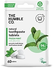 Парфумерія, косметика Таблетки для чищення зубів - The Humble Co Natural Toothpaste Tablets Fresh Mint with Flouride