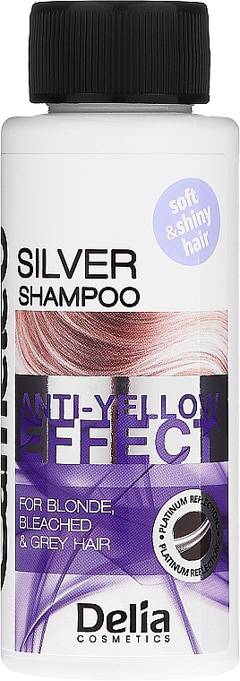 Шампунь для светлых волос "Silver" - Delia Cosmetics Cameleo Silver Shampoo — фото N2