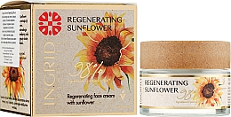 Крем для обличчя з соняхом + жожоба + ши - Ingrid Cosmetics Vegan Regenerating Sunflower — фото N2