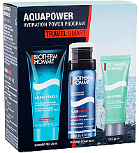 Парфумерія, косметика Набір - Biotherm Homme Aquafitness (Sham/50ml + shave/foam/50 ml + face/gel/20 ml)