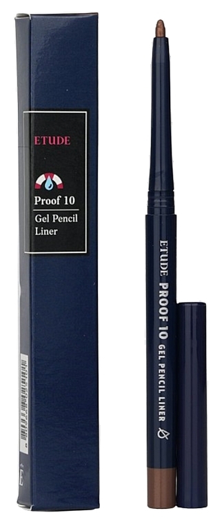 Автоматический водостойкий гелевый карандаш для глаз - Etude Proof 10 Gel Pencil — фото N1