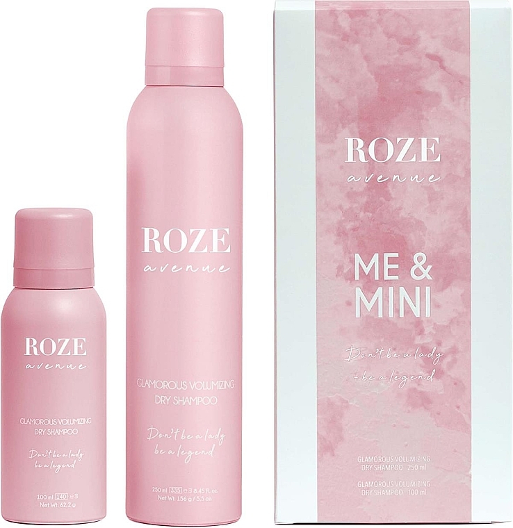 Набір - Roze Avenue Me & Mini Dry Shampoo (dry/shm/250ml + dry/shm/100ml) — фото N1