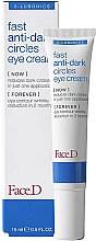 Парфумерія, косметика Крем для очей проти темних кіл - FaceD 3-Luronics Fast Anti Dark Circles Eye Cream