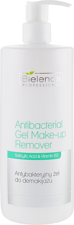 Антибактерийный гель для снятия макияжа - Bielenda Professional Face Program Antibacterial Gel Make-up Remover — фото N1