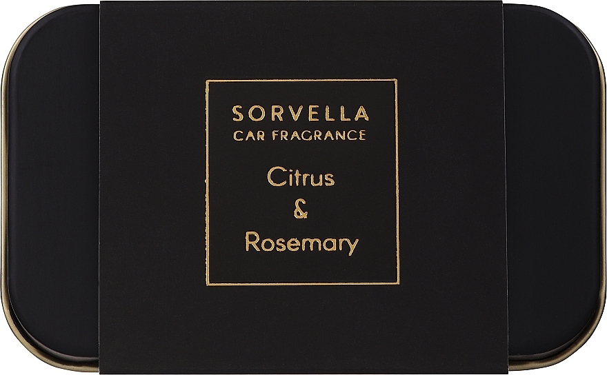 Ароматизатор для авто - Sorvella Perfume Citrus & Rosemary Car Fragrances — фото N1