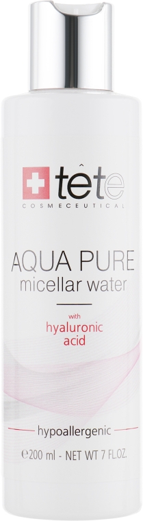 Мицеллярная вода с гиалуроновой кислотой - TETe Cosmeceutical Aqua Pure Micellar Water — фото N1
