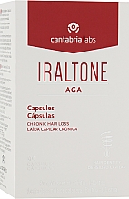 Капсули для лікування випадання волосся - Cantabria Labs Iraltone AGA — фото N1