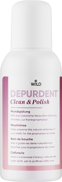 Ополаскиватель для полости рта "Очищение и полировка" - Dr. Wild Depurdent Clean&Polish Mouthrinse — фото N1