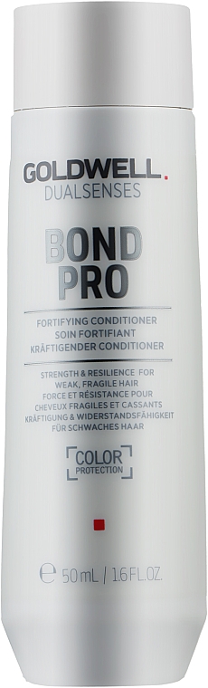 Зміцнювальний бальзам для тонкого й ламкого волосся - Goldwell DualSenses Bond Pro Fortifying Conditioner (міні) — фото N2