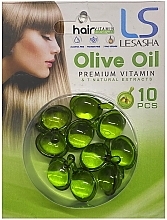 Парфумерія, косметика Тайські капсули для волосся з оливковою олією - Lesasha Hair Serum Vitamin Olive Oil