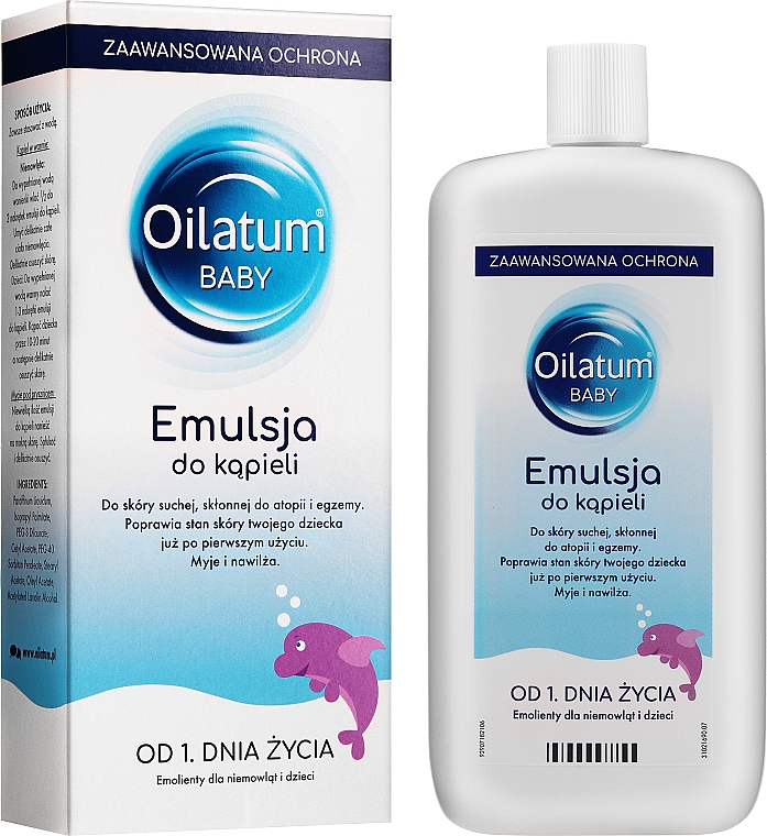 Детская эмульсия для купания с первого дня жизни - Oilatum Baby Bath Emulsion — фото N4