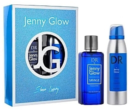 Jenny Glow Savage Pour Homme - Набір (edp/50ml + b/spray/150ml) — фото N1