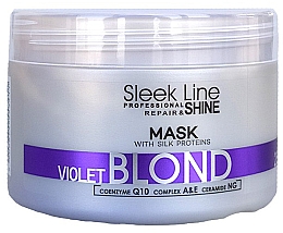 Духи, Парфюмерия, косметика Нейтрализующая маска для светлых волос - Stapiz Sleek Line Violet Blond Mask