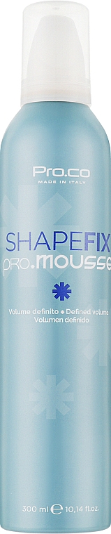 Мус для фіксації форми зачіски - Pro. Co ShapeFix Pro Mousse — фото N1
