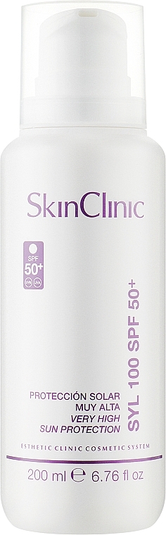 Сонцезахисний крем для тіла з колагеном з SPF50+ - SkinClinic Syl 100 50+ Cream — фото N1