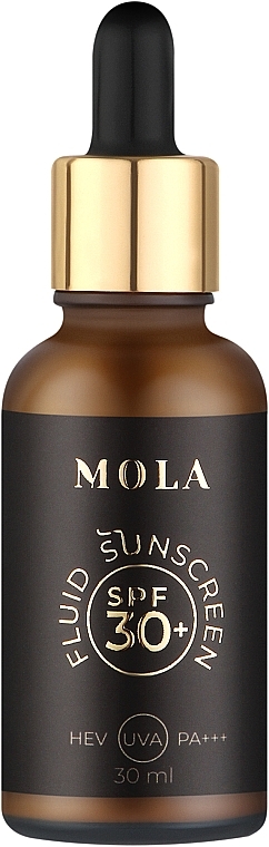 Солнцезащитный флюид для лица - Mola Fluid Sunscreen SPF 30+ PA+++
