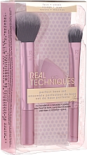 Духи, Парфюмерия, косметика Набор - Real Techniques Perfect Base Set (brush/2pcs + sponge/1pcs)