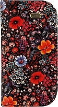 Манікюрний набір, 10 предметів, квіти на чорному фоні, 77301H - SPL — фото N2