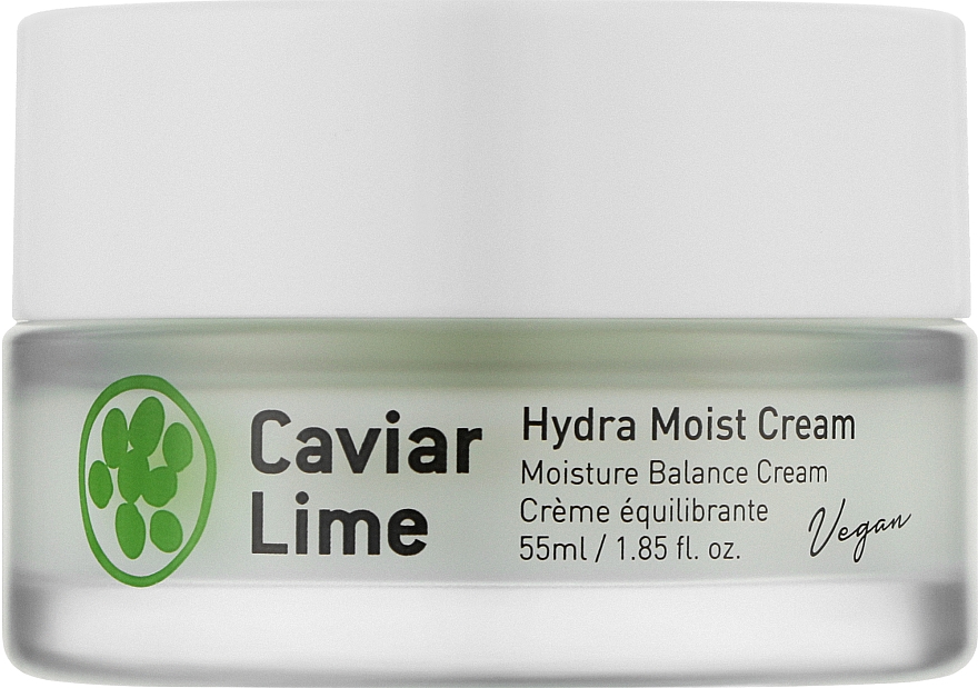 Зволожувальний крем для обличчя з ікрою лайма - Too Cool For School Caviar Lime Hydra Moist Cream — фото N1
