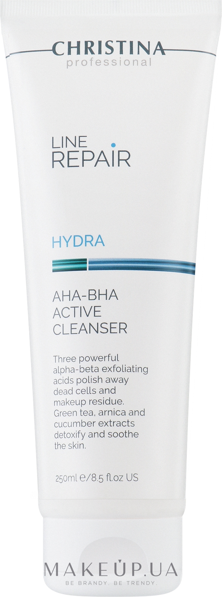 Очищувач для обличчя з кислотами АНА-ВНА - Christina Line Repair Hydra AHA-BHA Active Cleanser — фото 250ml