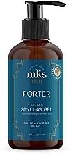 Гель для укладання волосся - MKS Eco Porter Men’s Styling Gel Sandalwood Scent — фото N1