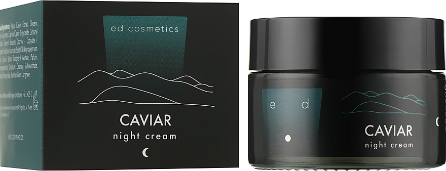 Нічний крем для обличчя з екстрактом ікри - Ed Cosmetics Caviar Night Cream — фото N6