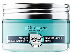 Парфумерія, косметика Ультразволожувальна мінеральна маска для обличчя - L'Occitane Aqua Reotier Mineral Moisture Mask