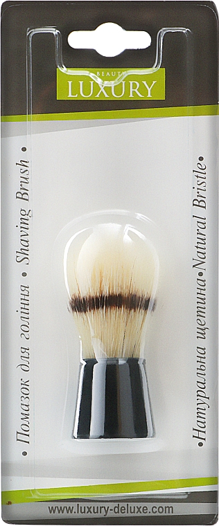 Помазок для бритья PB-01, черный - Beauty LUXURY — фото N1