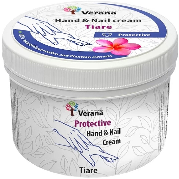 Захисний крем для рук і нігтів "Тіаре" - Verana Protective Hand & Nail Cream Tiare — фото N1