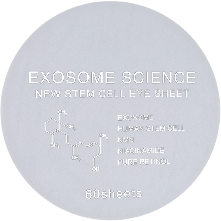 Зволожувальні антивікові патчі - Kor Japan The Exosome Science New Stem Cell Eye Sheet White