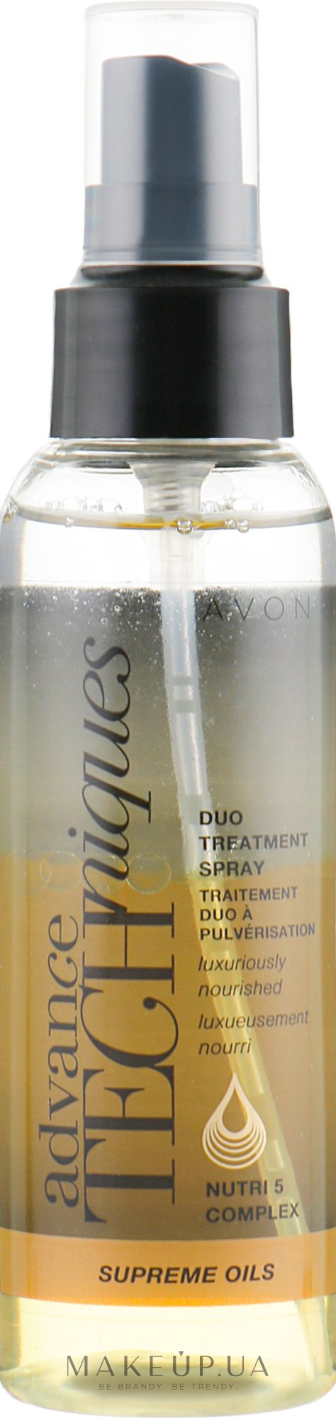 Сироватка для волосся "Дорогоцінні олії" для інтенсивного блиску - Avon Advance Techniques Serum Spray — фото 100ml