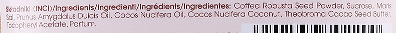 Кофейный скраб для тела с кокосом - Nacomi Coffee Scrub Coconut — фото N3