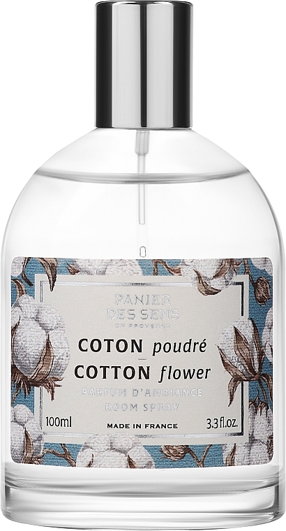Спрей для дома "Цветок хлопка" - Panier Des Sens Cotton Flower Room Spray — фото N1