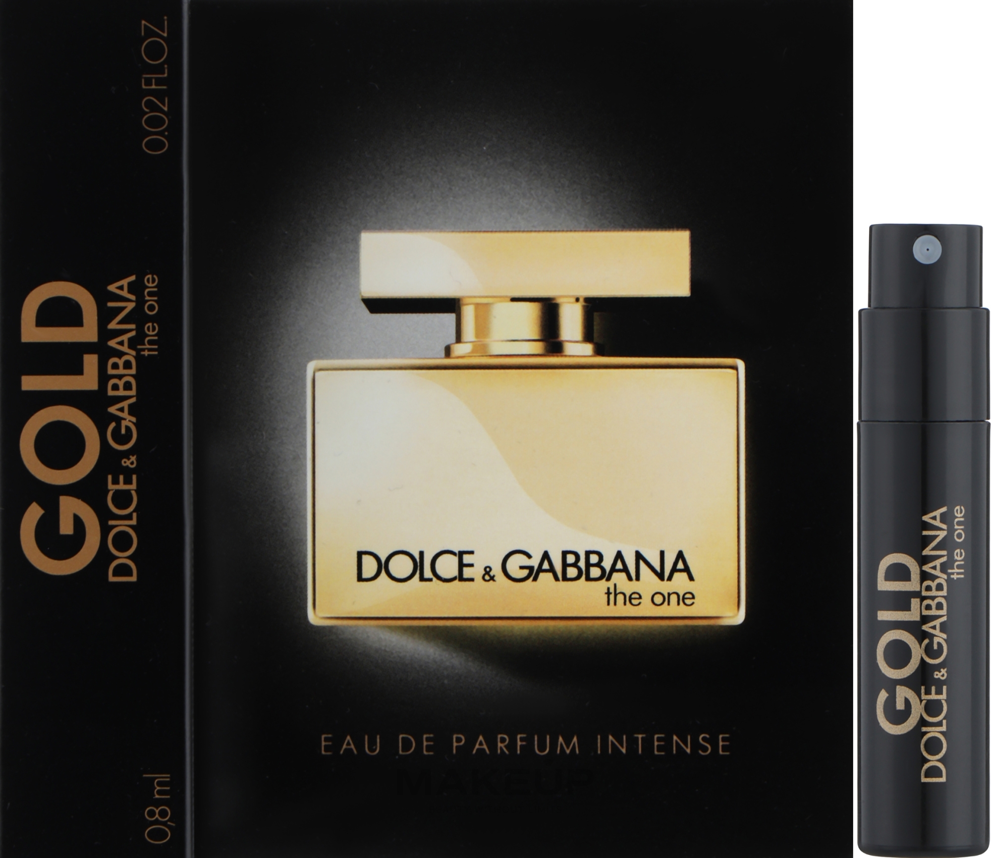 Dolce & Gabbana The One Gold Eau De Parfum Intense - Парфумована вода (пробник) — фото 0.8ml