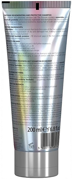Шампунь для відновлення - Biovax Color Recovery Therapy Intensive Regeneration Color Protection Shampoo — фото N2