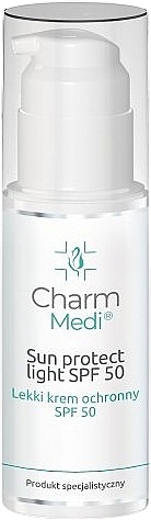 Легкий сонцезахисний крем для обличчя - Charmine Rose Charm Medi Sun Protect Light SPF 50 — фото N1