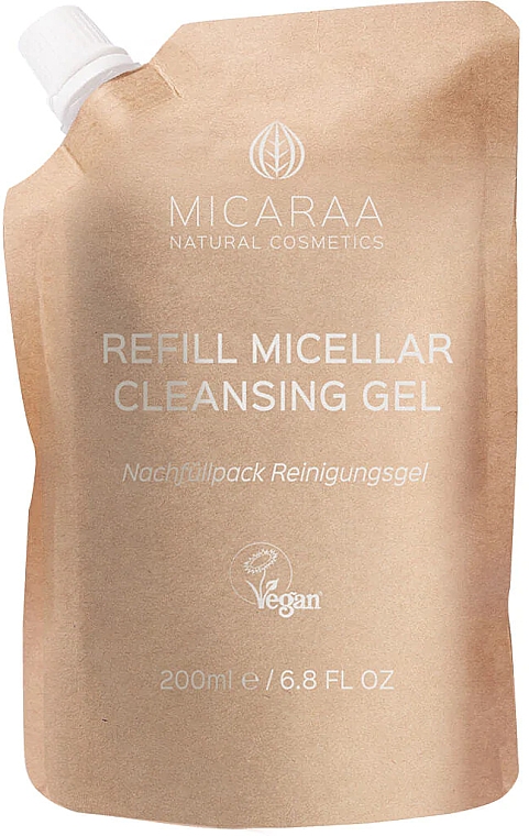 Міцелярний очищувальний гель - Micaraa Micellar Cleansing Gel Refill (змінний блок) — фото N1