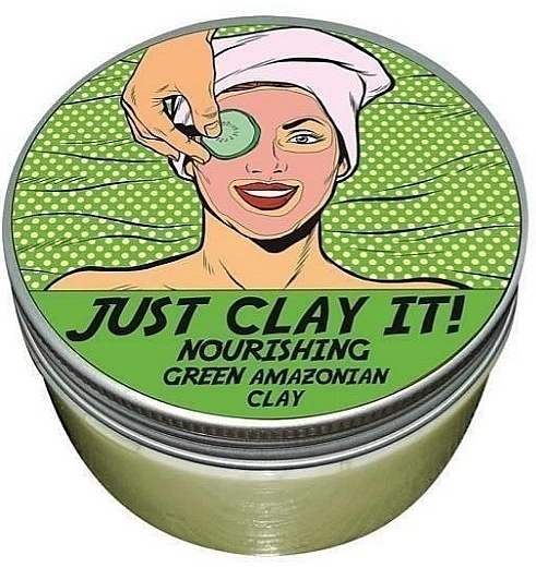 Живильна зелена глина для обличчя - New Anna Cosmetics Just Clay It! Nourishing Green Amazonian Clay — фото N1