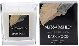 Ароматична свічка - Alyssa Ashley Dark Wood Candle — фото N2