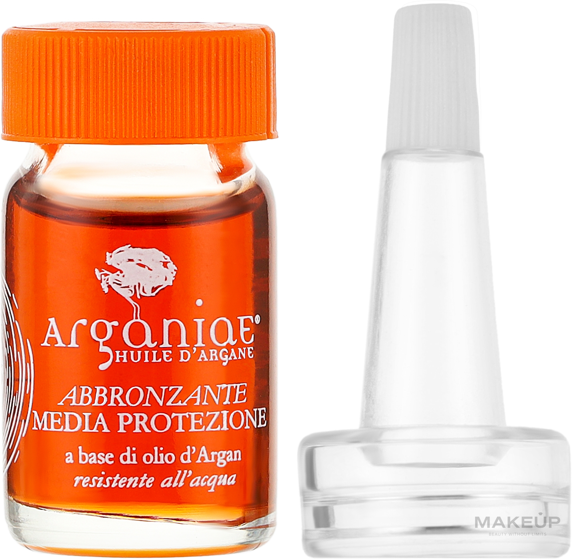 Солнцезащитное масло на основе арганового масла, SPF 15 - Arganiae Argan Oil Tanning Lotion SPF 15 (мини) — фото 5ml