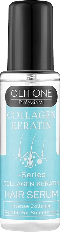 Сыворотка для гладких и упругих волос - Olitone Collagen Keratin  — фото N1