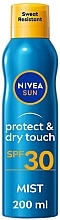 Парфумерія, косметика Сонцезахисний спрей-аерозоль для засмаги з SPF30 - NIVEA Sun Protect & Dry Touch SPF 30 Mist