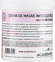 Антицеллюлитный массажный крем с центеллой - Academie Anti-cellulite Massage Cream With Centella — фото N1
