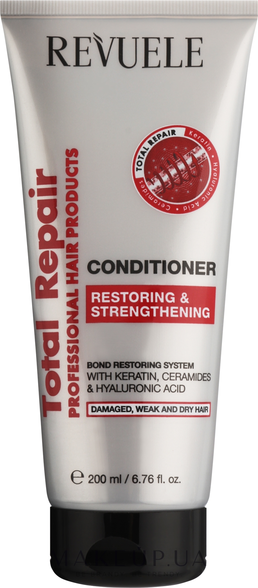 Кондиціонер для волосся "Відновлення та зміцнення" - Revuele Total Repair Conditioner — фото 200ml