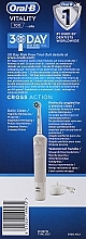 Электрическая зубная щетка, белый - Oral-B Braun Vitality 100 Cross Action White — фото N2