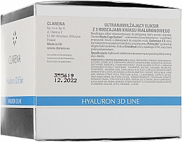 Ультраувлажняющий эликсир с тремя видами гиалуроновой кислоты - Clarena Hyaluron 3D Elixir — фото N3